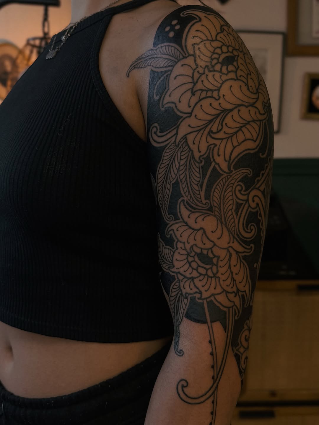 Tattoo by @yasa.tattoo — blackwork, illustrative