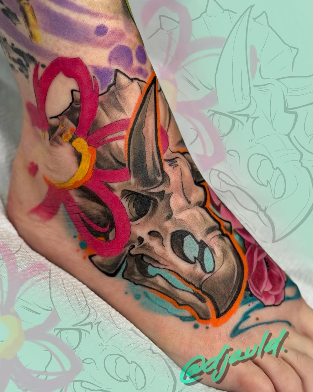Tattoo by @djauld — realism, trash_polka