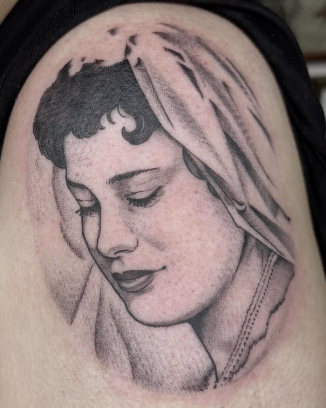 Tattoo by @ameliarosetattoo — black_and_grey