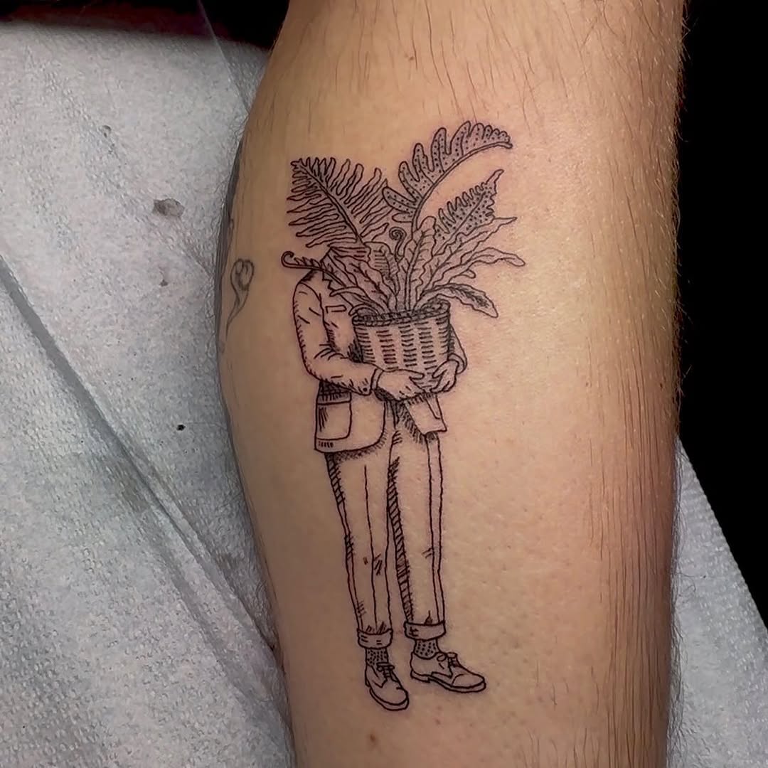 Tattoo by @bunny_and_the_echomen — illustrative