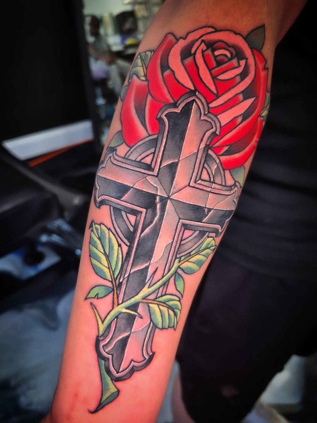 Tattoo by @cwolfgang.tattoo — american_traditional, illustrative