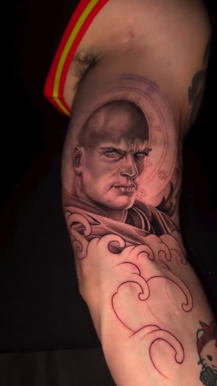 Tattoo by @godspeed.marsh — realism, black_and_grey