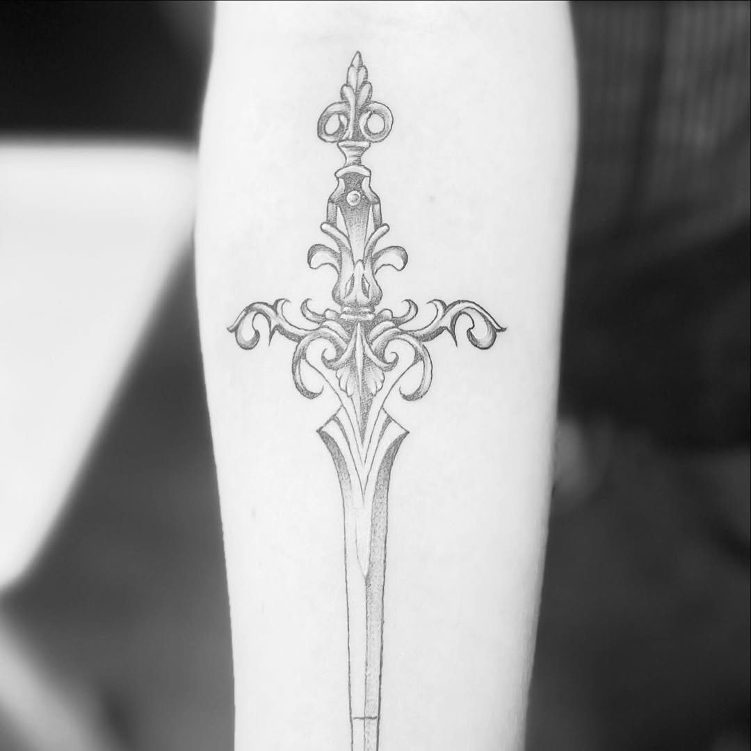 Tattoo by @rikki_mf_bobby — black_and_grey, ornamental