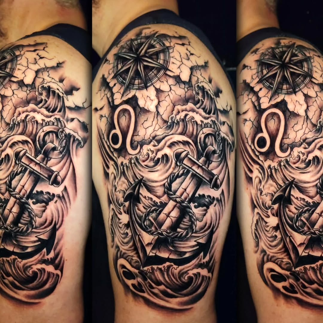 Tattoo by @theinkboxtattoos — black_and_grey, realism