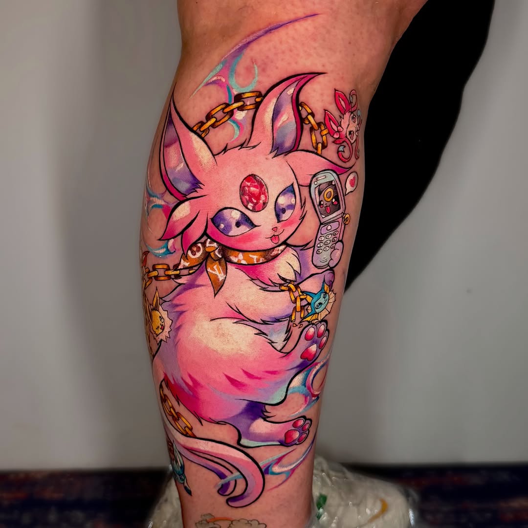 Tattoo by @solrugama — new_school, anime