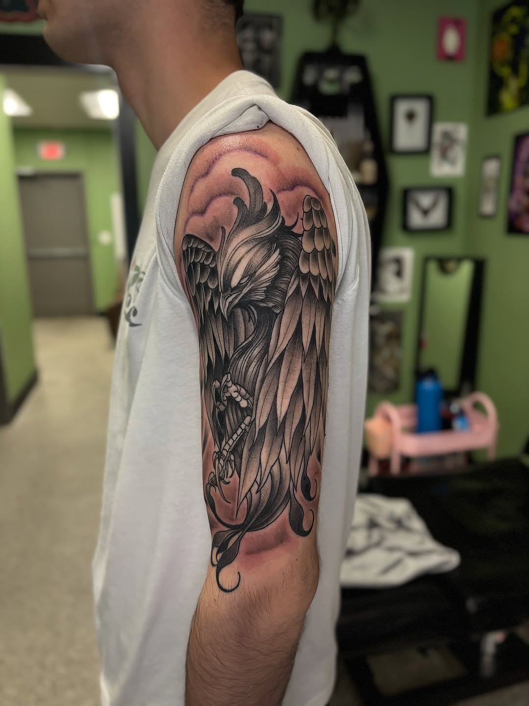 Tattoo by @citykitty.ink β black_and_grey, realism