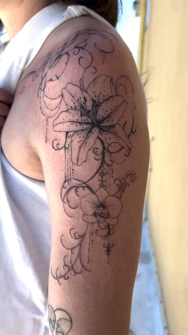 Tattoo by @syikotattoo — illustrative, fine_line