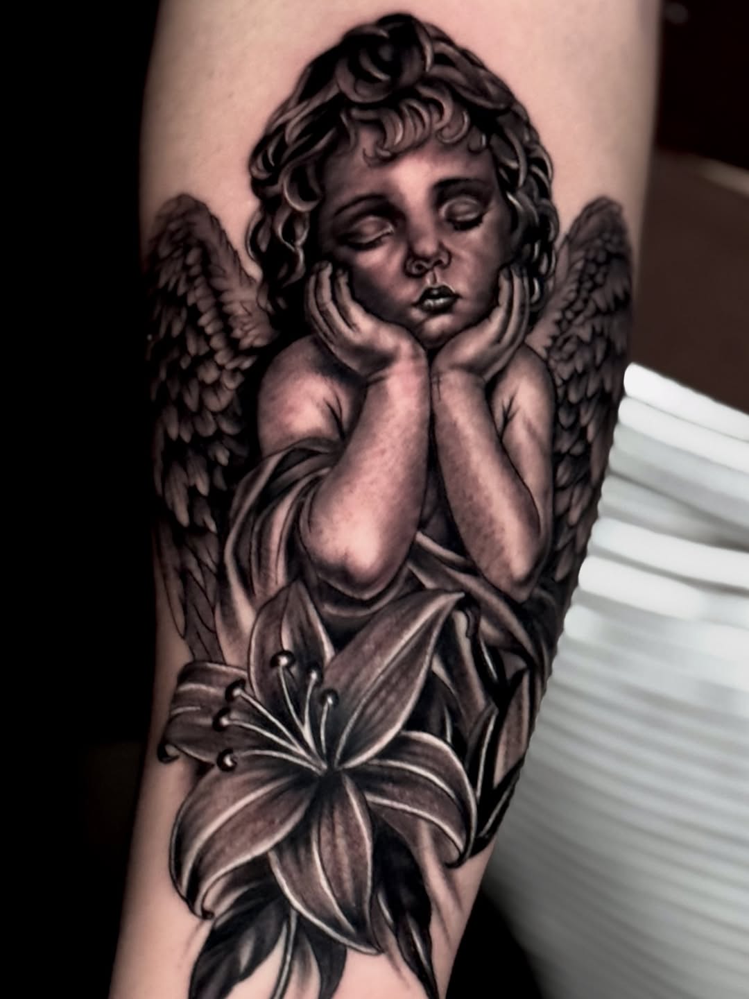 Tattoo by @don_galvis β realism, black_and_grey