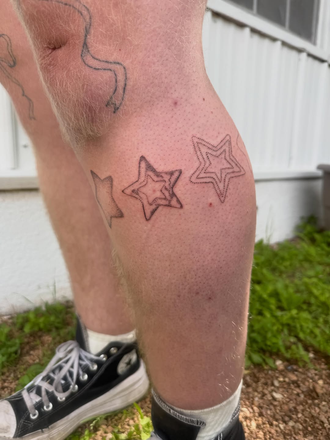Tattoo by @springgreenes — dotwork