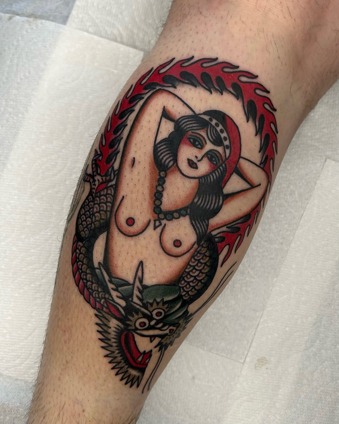 Tattoo by @hubert_serrano โ american_traditional