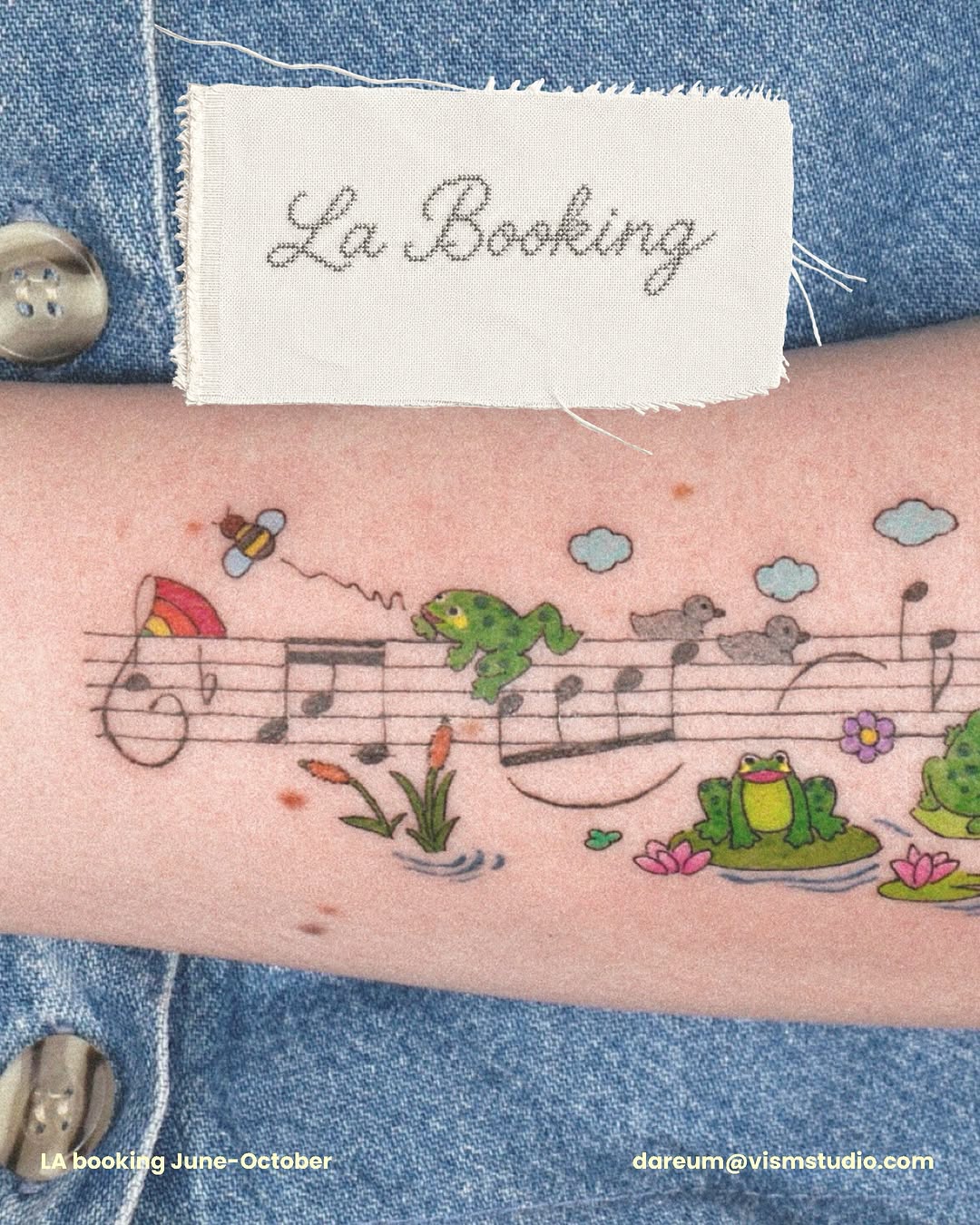 Tattoo by @dareumtattoo — watercolor