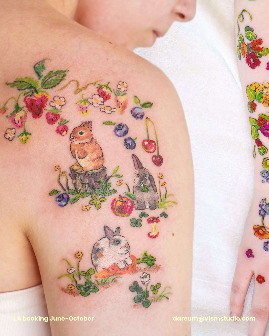 Tattoo by @dareumtattoo — watercolor