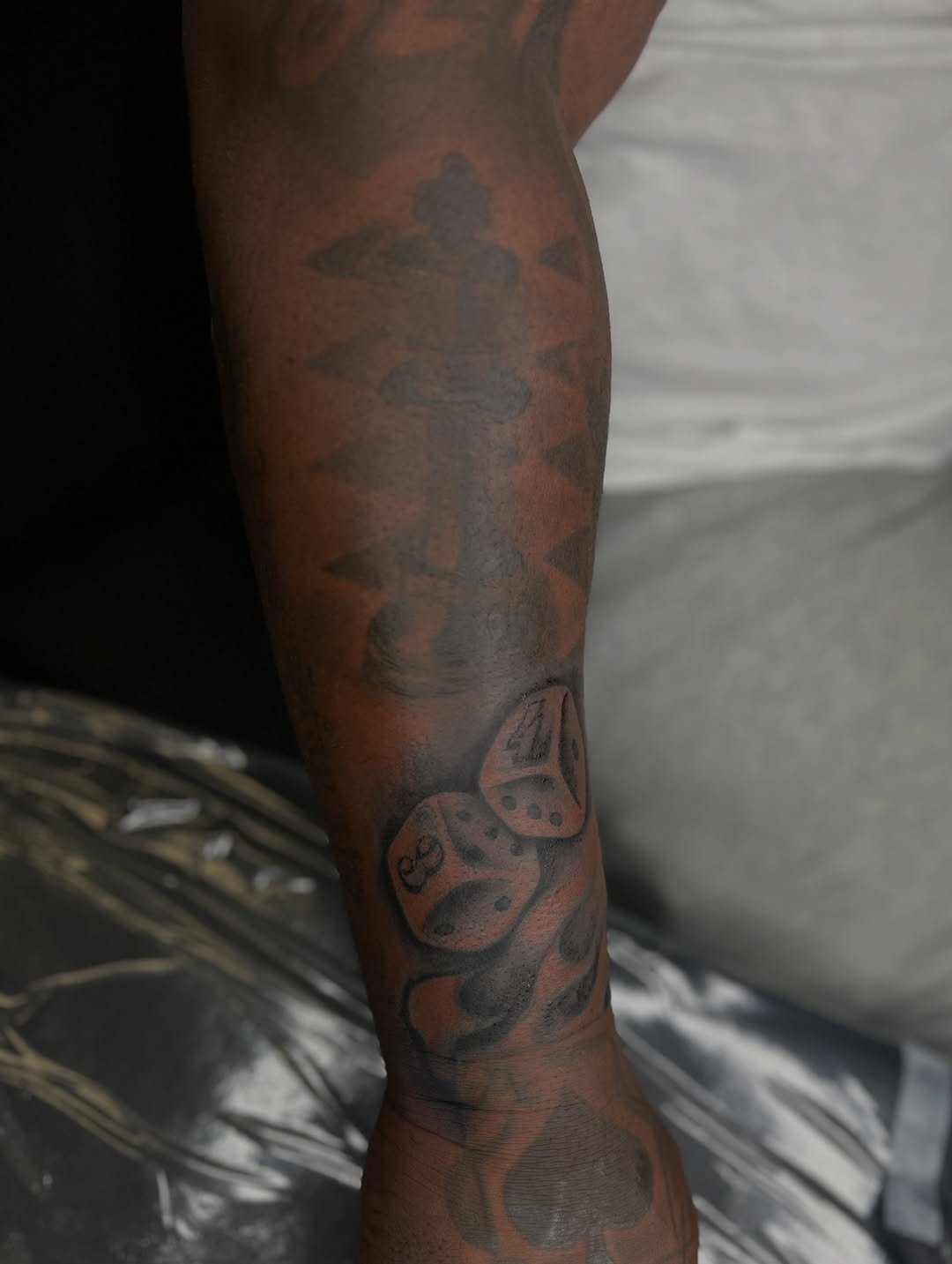 Tattoo by @misfitink — black_and_grey, realism