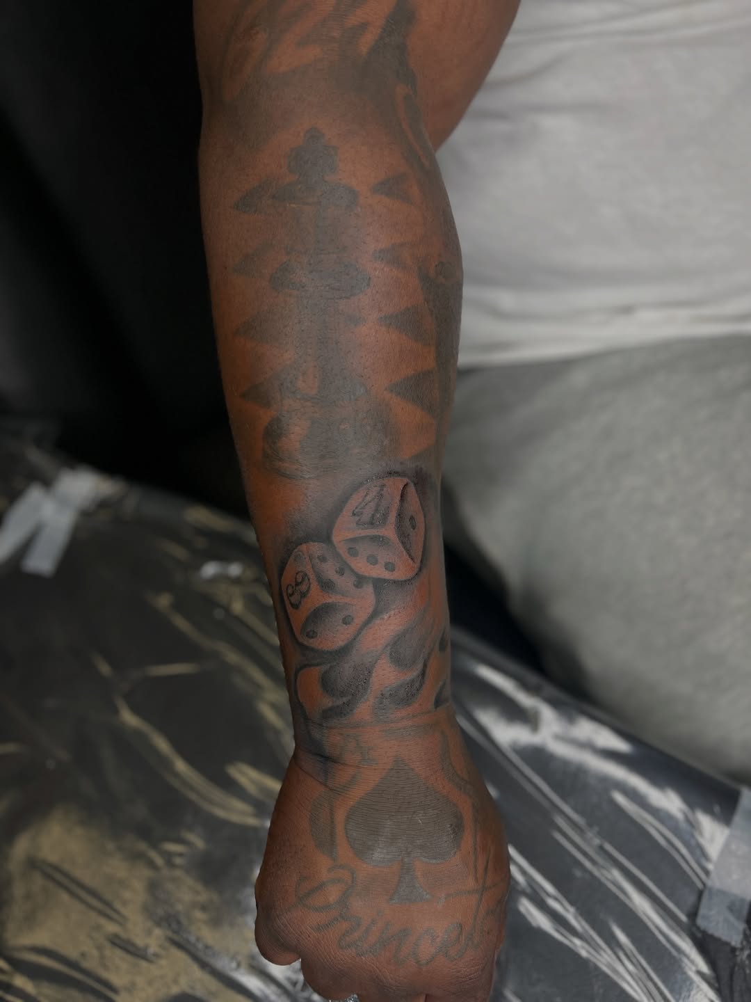 Tattoo by @misfitink — black_and_grey, realism