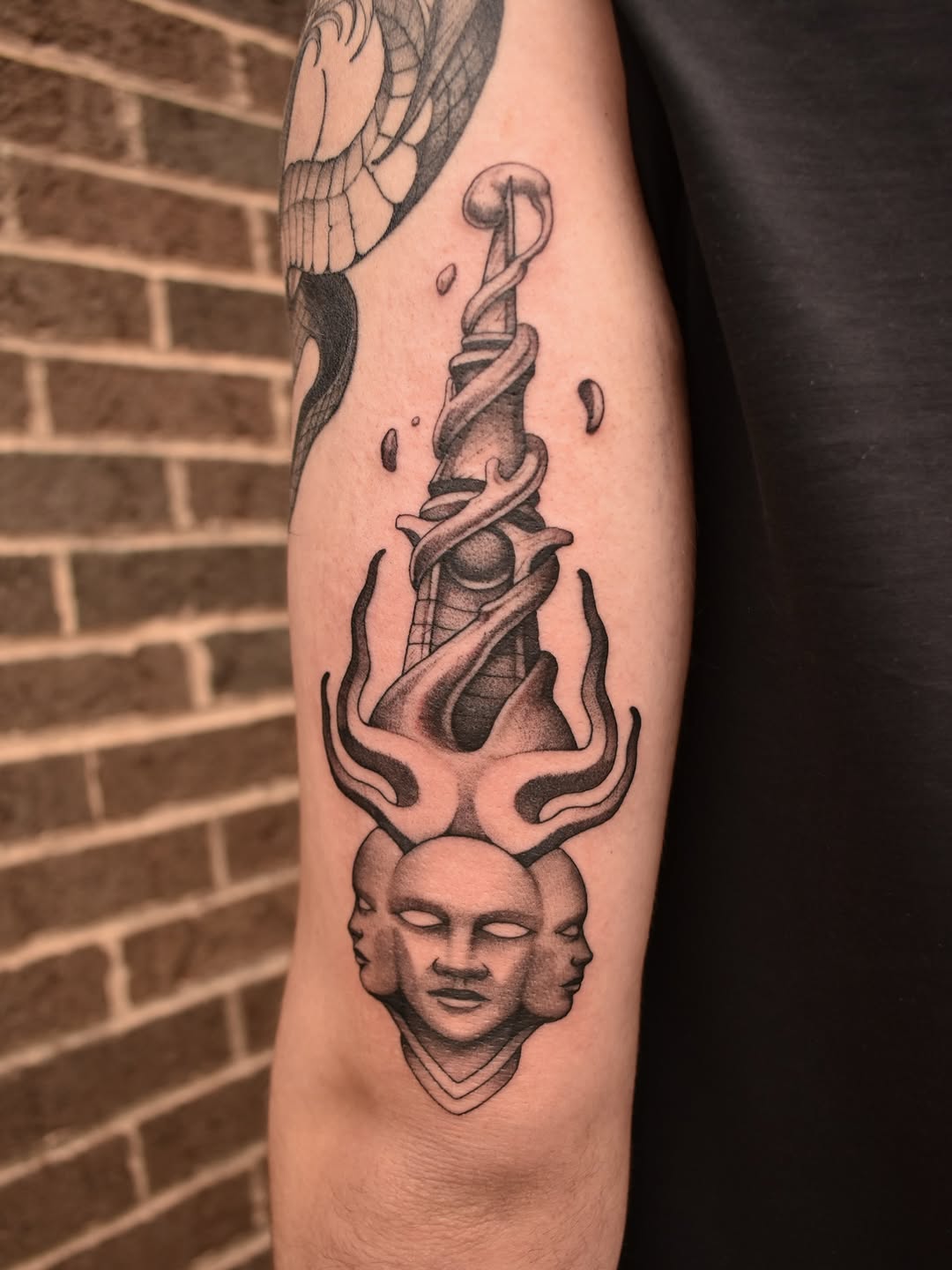 Tattoo by @legend_eli — black_and_grey