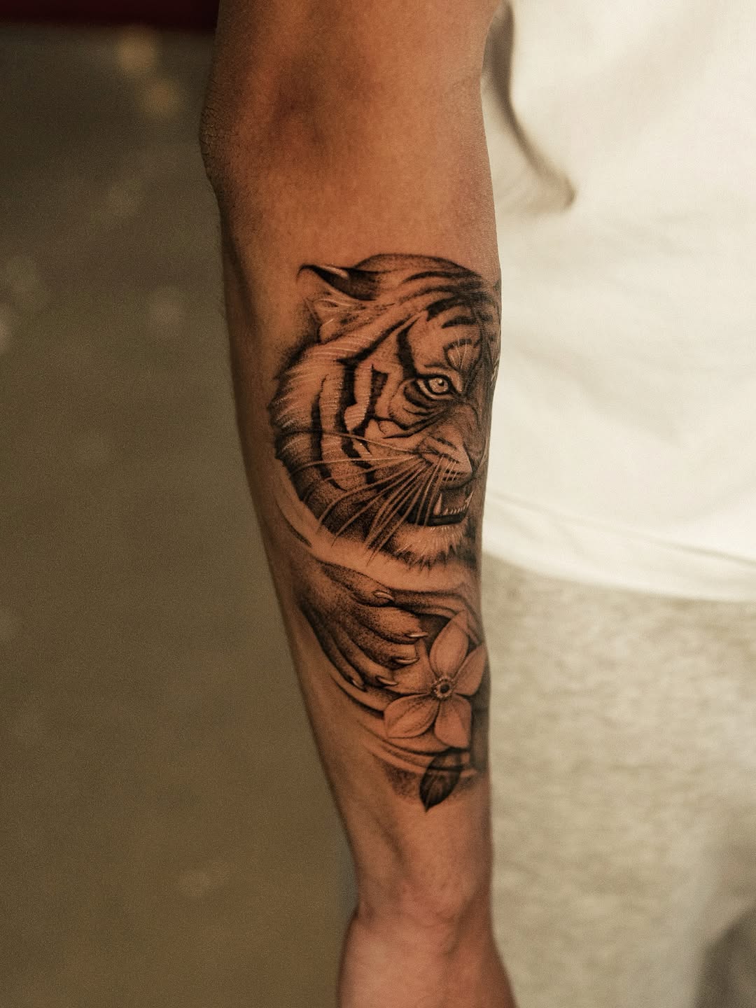 Tattoo by @quindaytattoos — realism, black_and_grey
