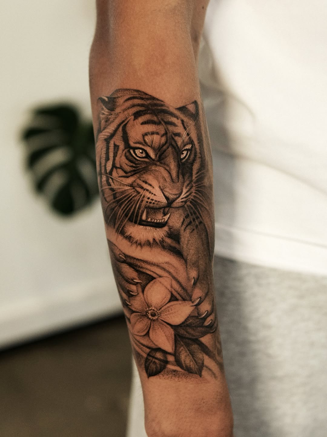 Tattoo by @quindaytattoos — realism, black_and_grey