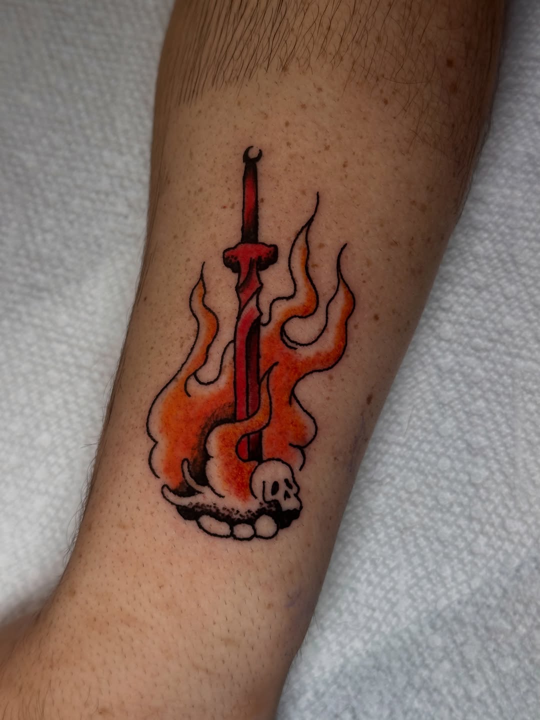Tattoo by @thatguytattoos — american_traditional, illustrative
