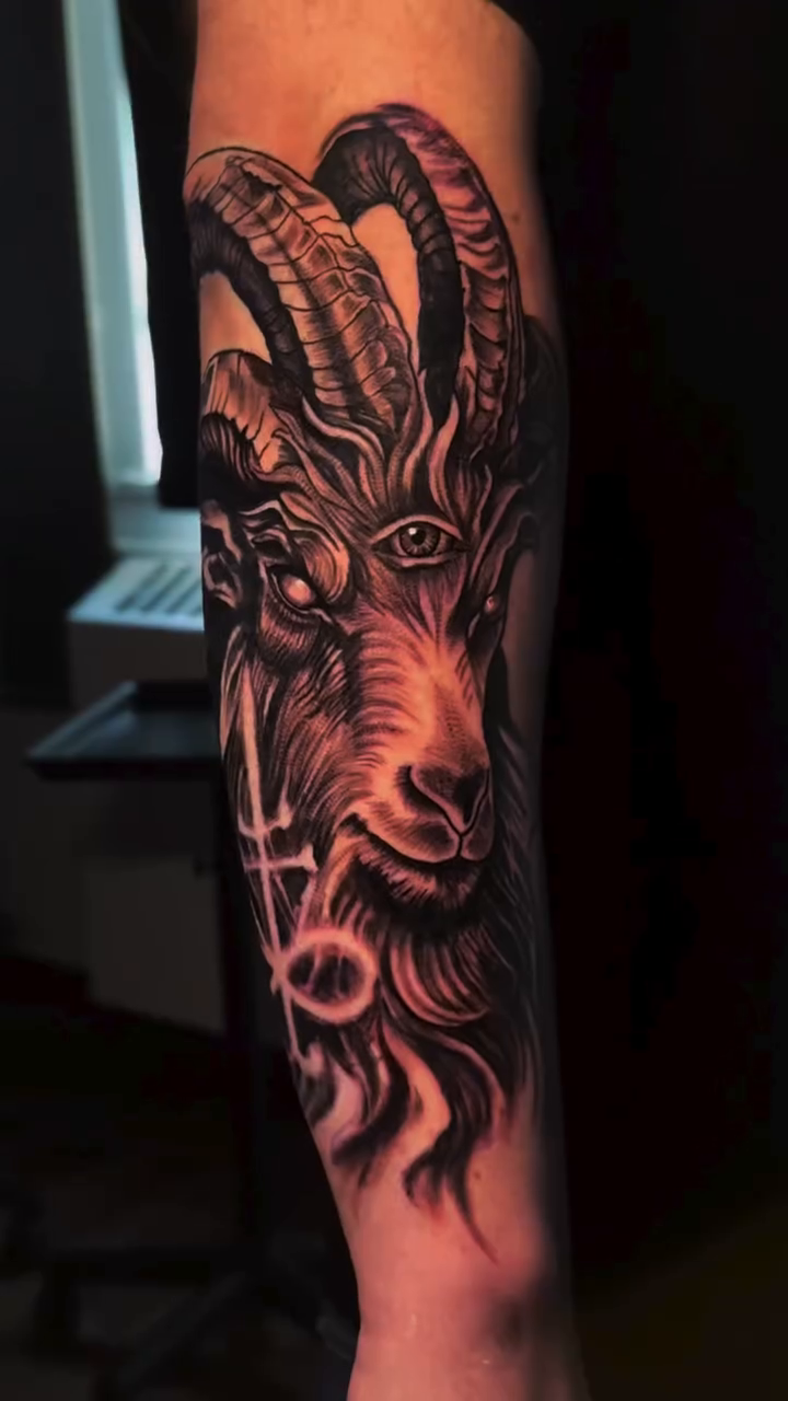 Tattoo by @beccactattoos — dark_realism, black_and_grey