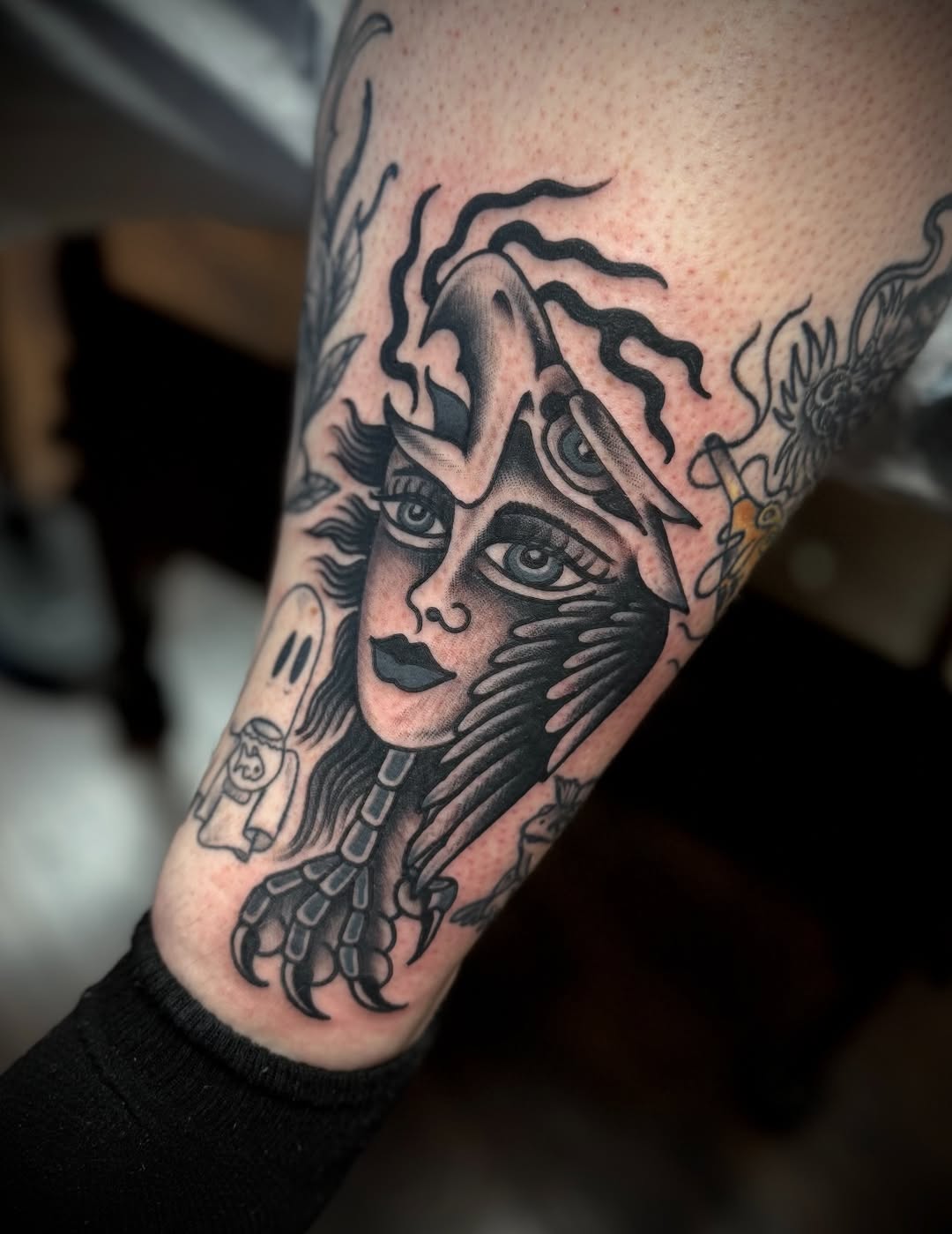 Tattoo by @troymorttattooer — black_and_grey