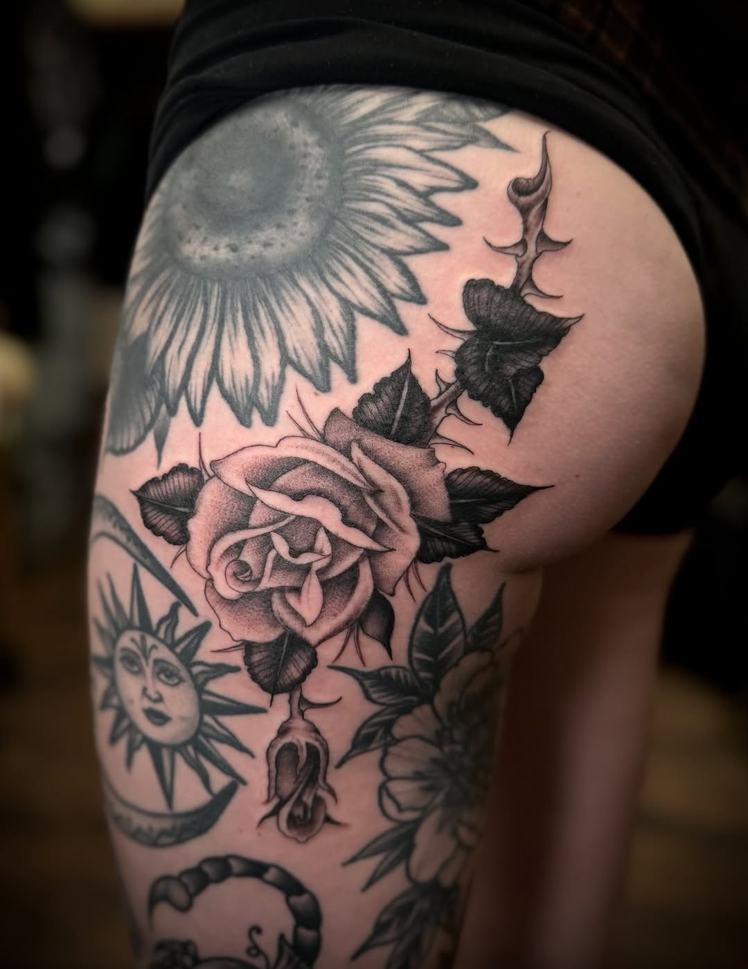 Tattoo by @troymorttattooer — black_and_grey, realism