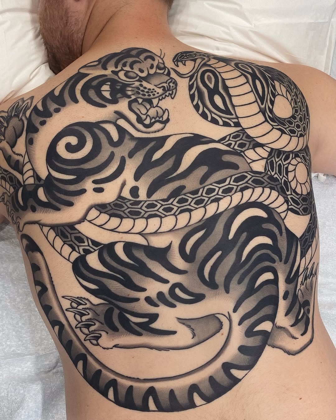 Tattoo by @wes_art_ — japanese_irezumi, black_and_grey