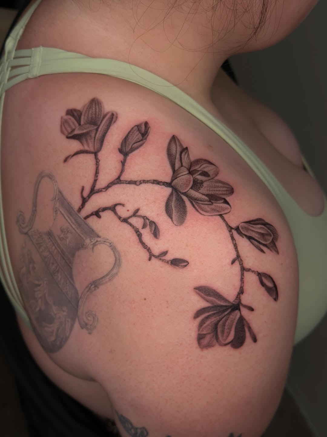Tattoo by @midnight__mastermind — black_and_grey, illustrative