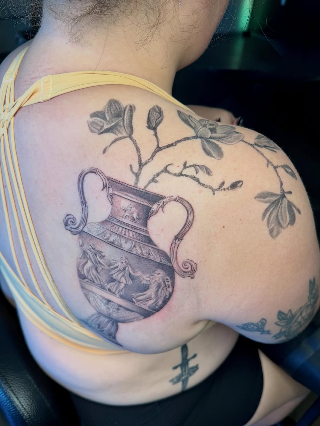 Tattoo by @midnight__mastermind — black_and_grey, realism