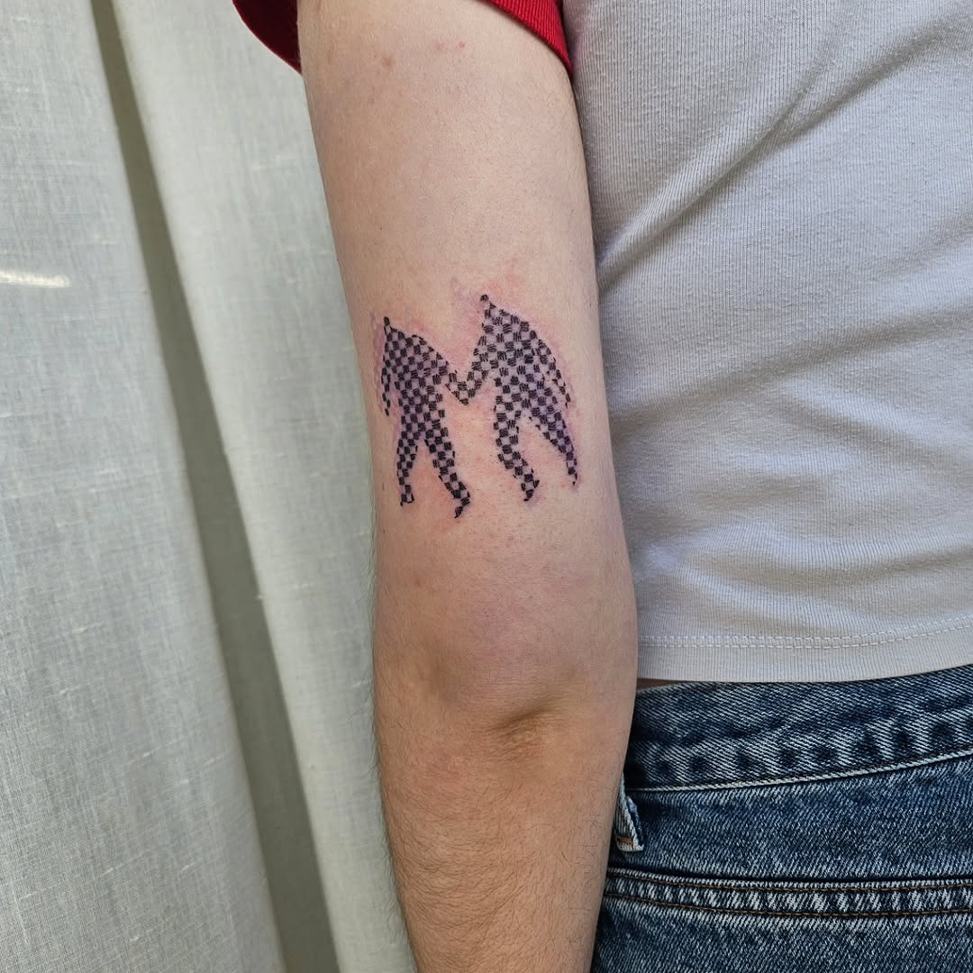 Tattoo by @ma.de.ligne — black_and_grey, geometric