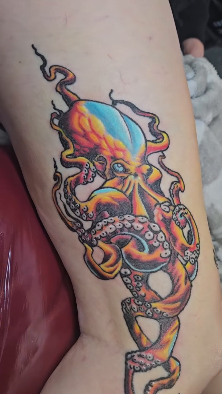 Tattoo by @angrygnometattoo — neo_traditional, japanese_irezumi