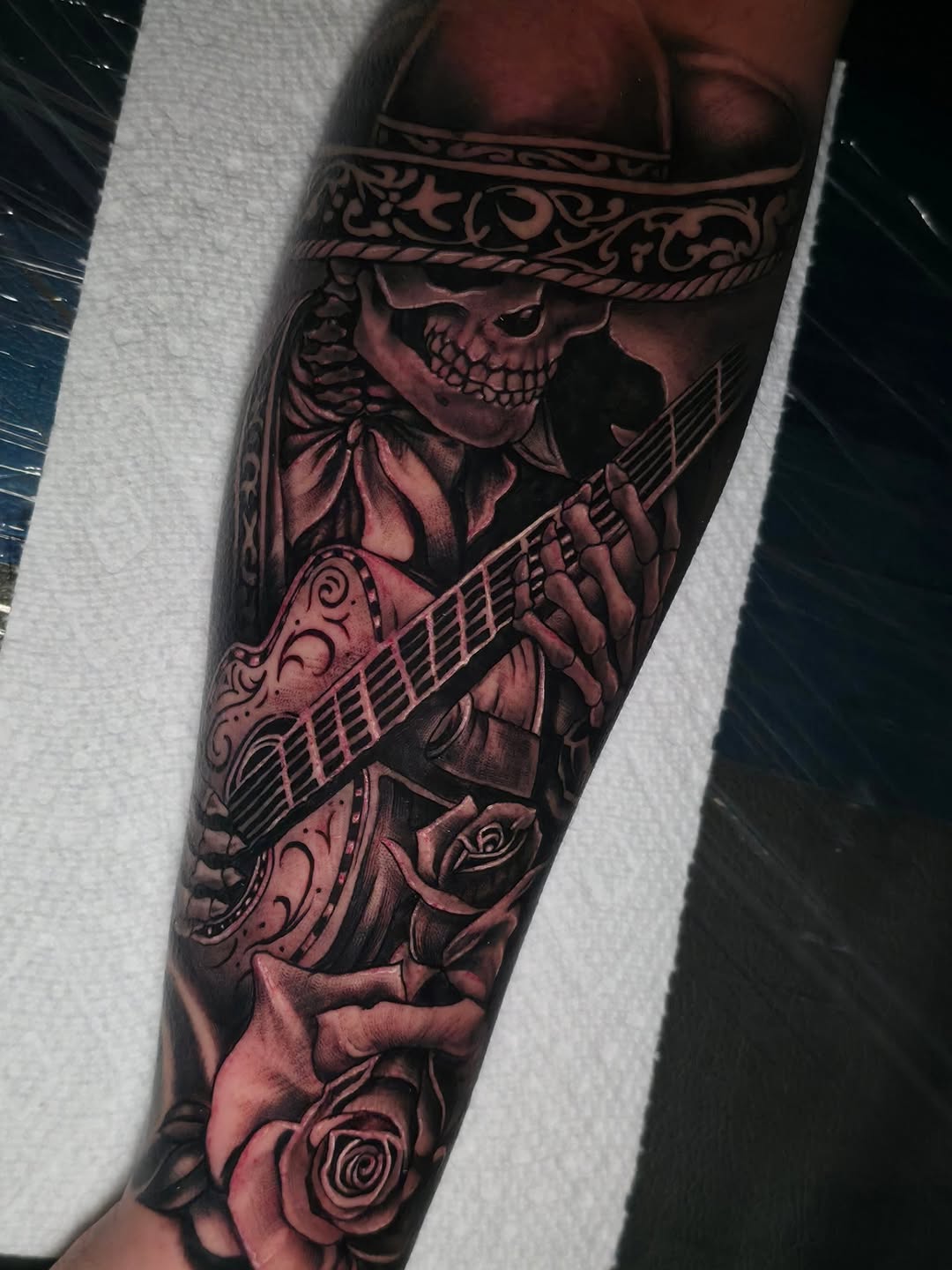 Tattoo by @moosetatts — realism, black_and_grey