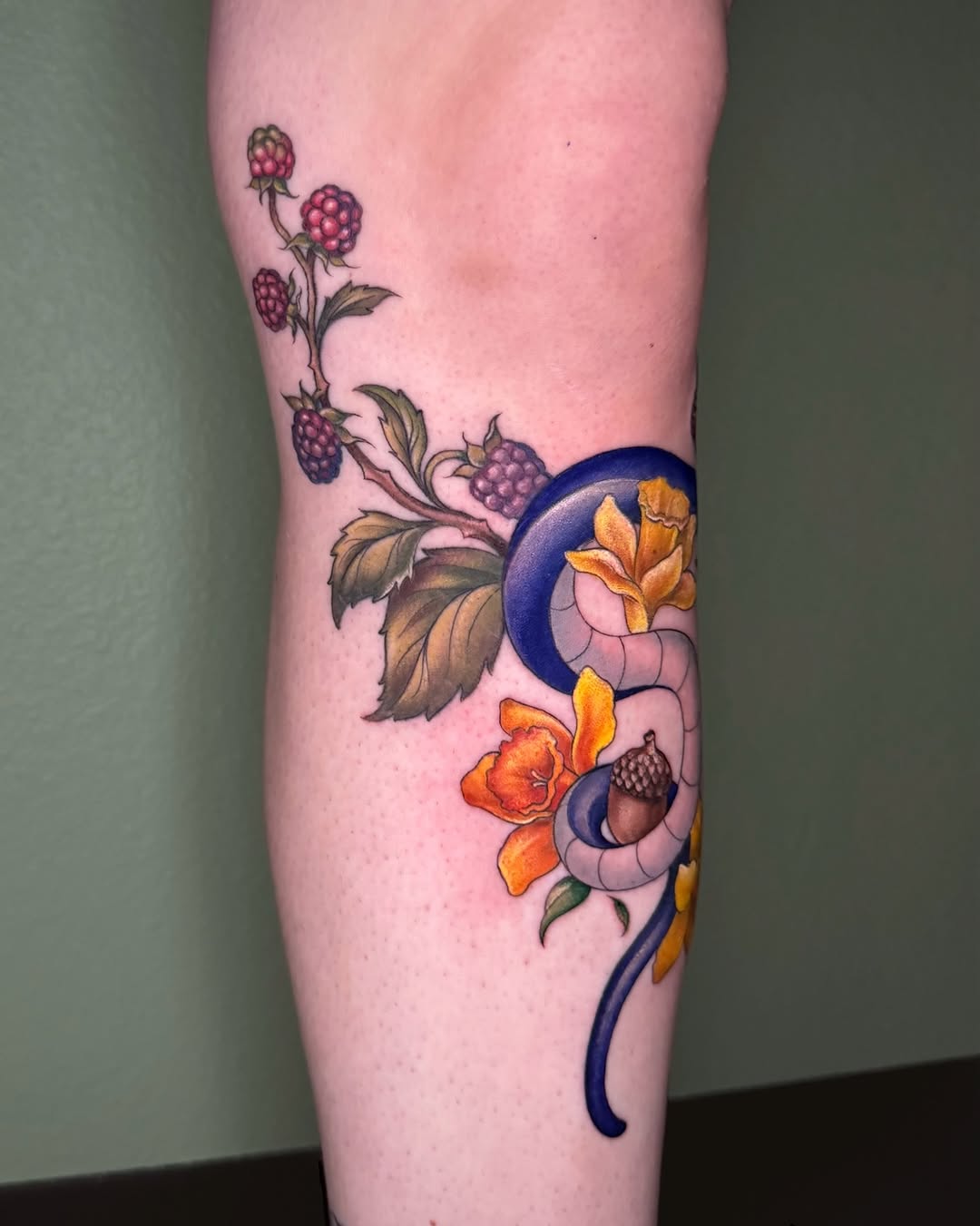 Tattoo by @nichole.viridian — illustrative, realism