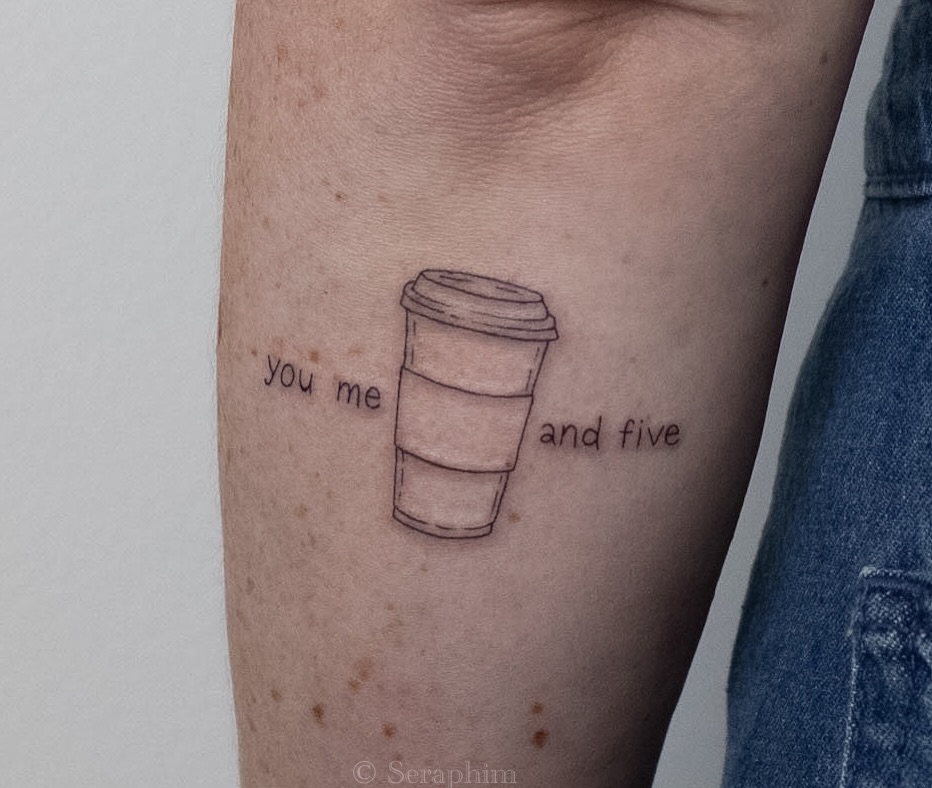 Tattoo by @seraphim.fineline — fine_line, lettering_script