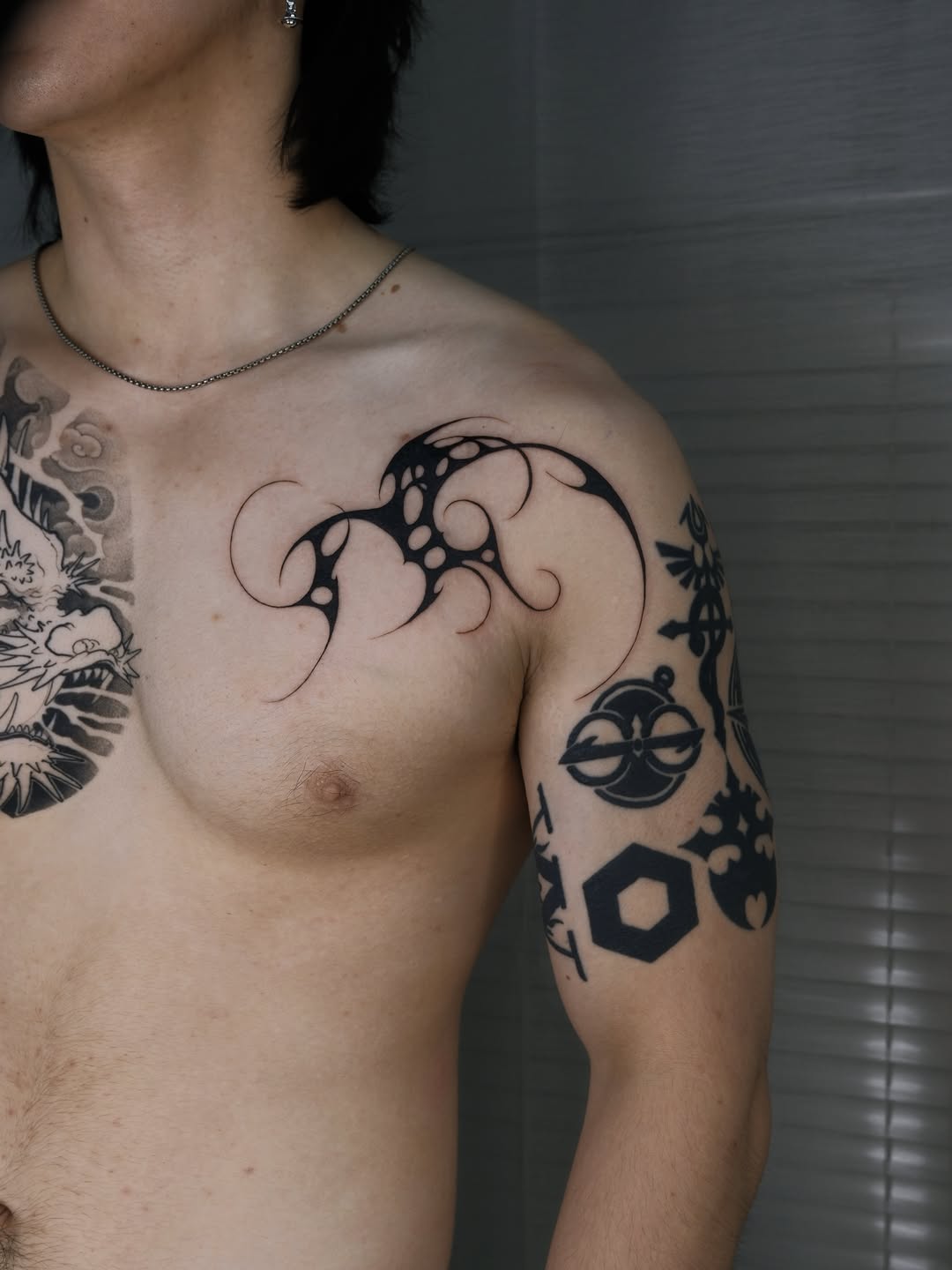 Tattoo by @maimaitatt — blackwork, ornamental