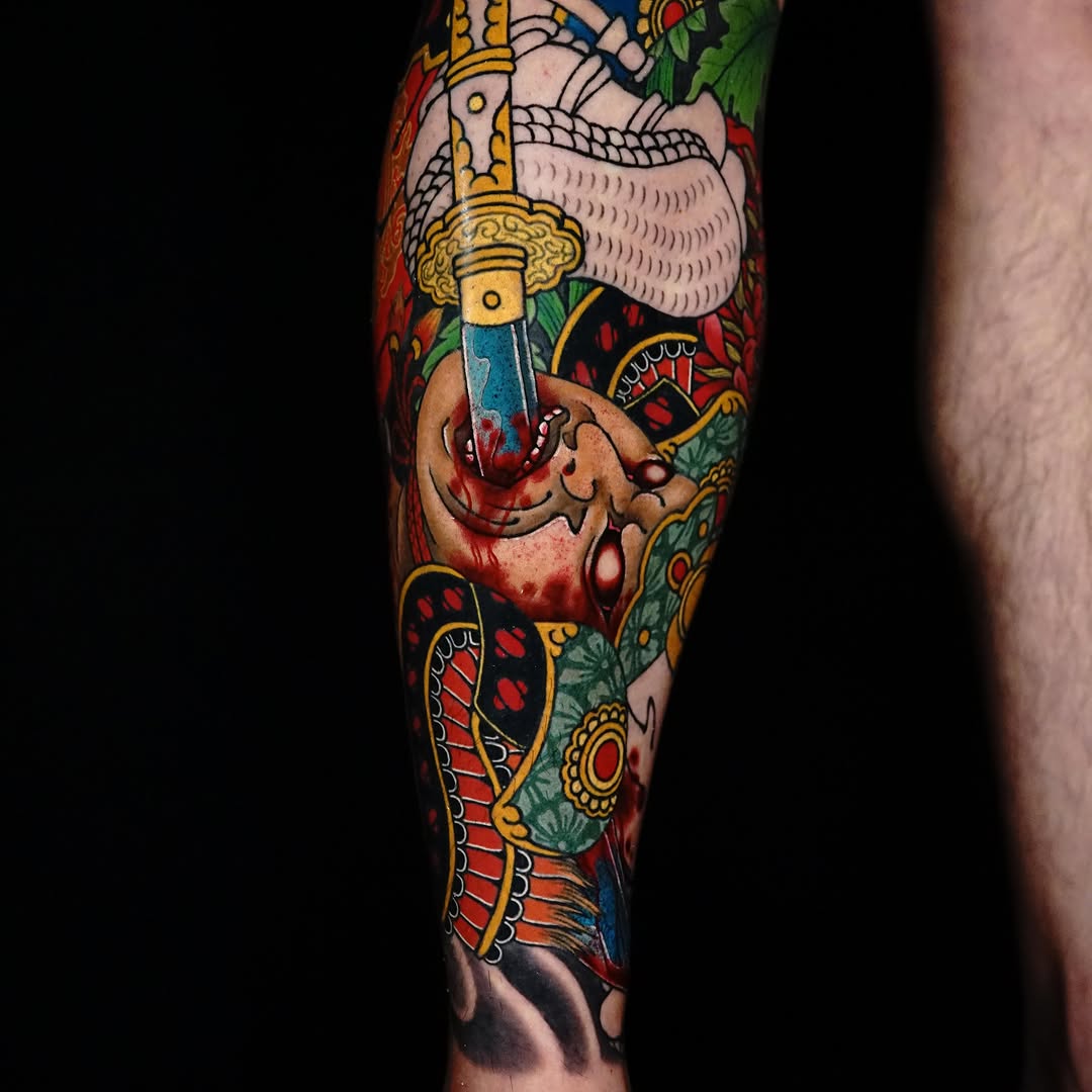 Tattoo by @shiyo_irezumi — japanese_irezumi, trash_polka
