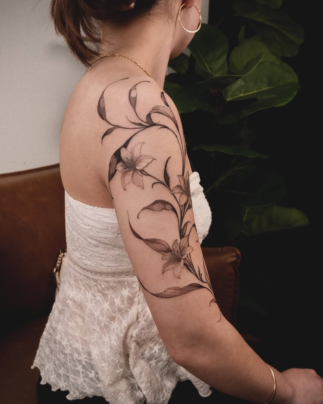Tattoo by @wong_tattooer — fine_line, black_and_grey