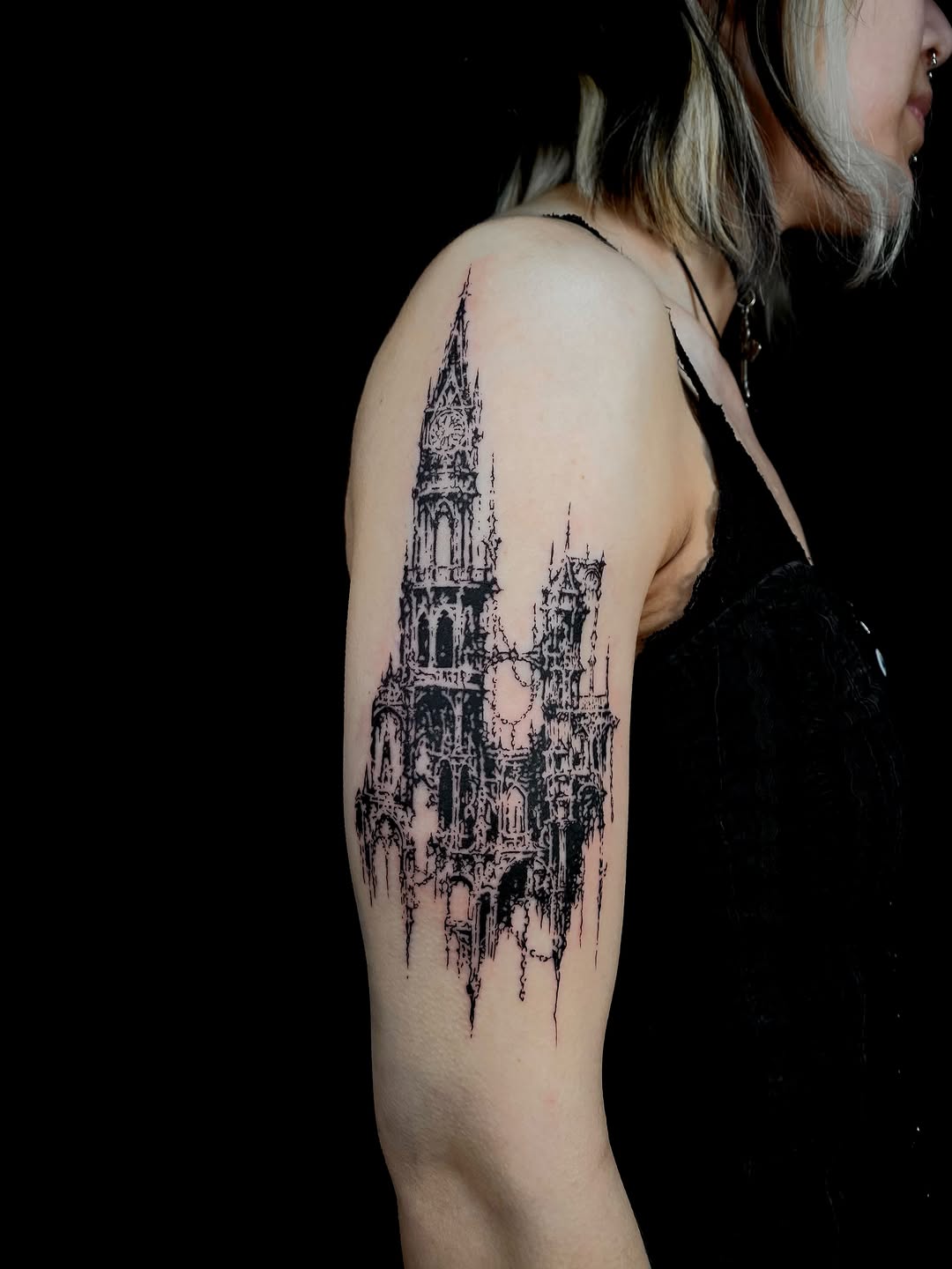 Tattoo by @skinwalker.ta2 โ blackwork, illustrative