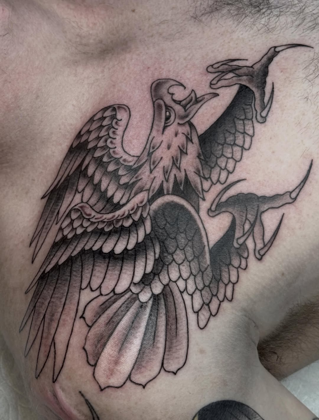 Tattoo by @mrschloeestrada — american_traditional, black_and_grey