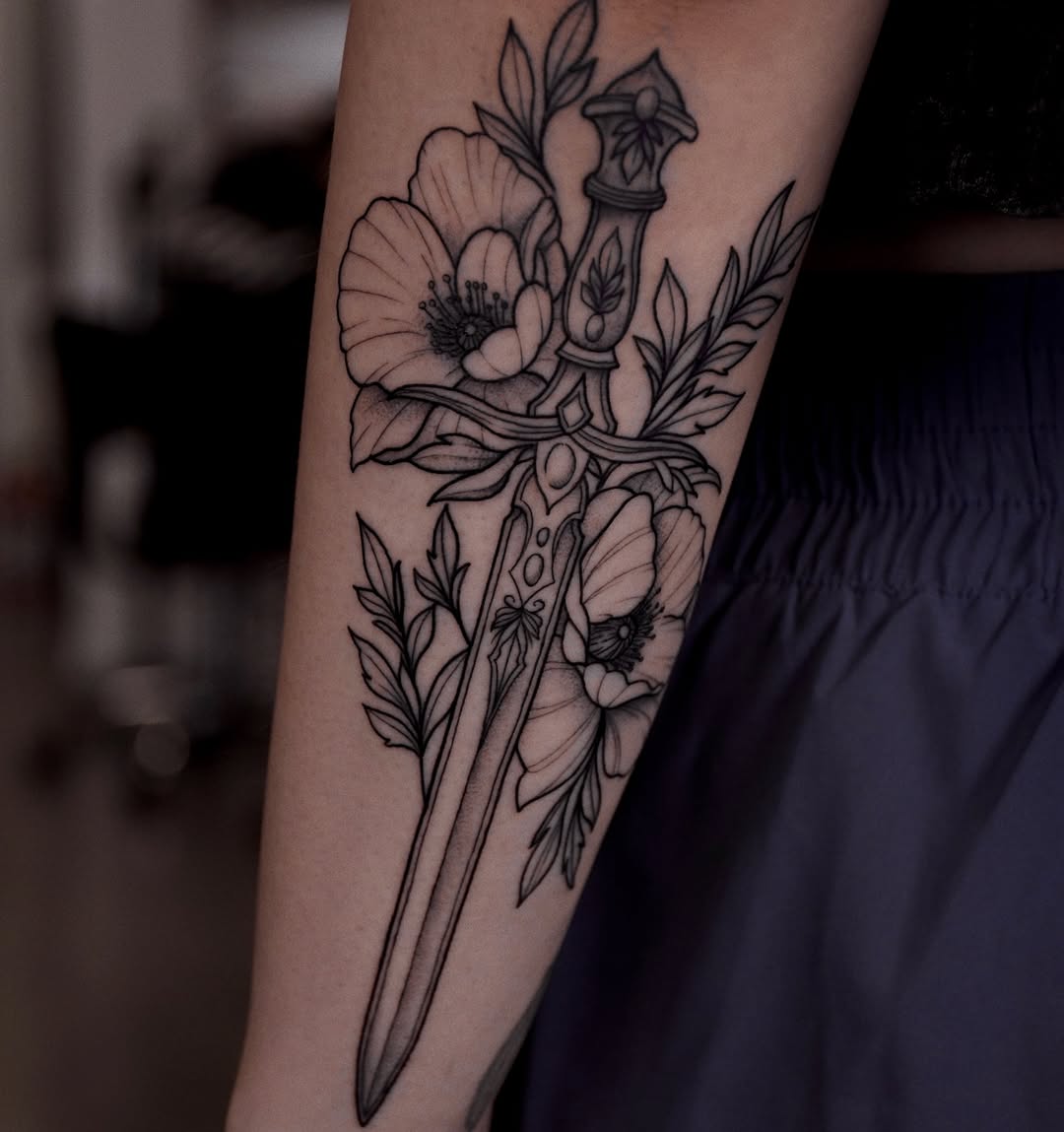 Tattoo by @gary.tattooer — illustrative, black_and_grey
