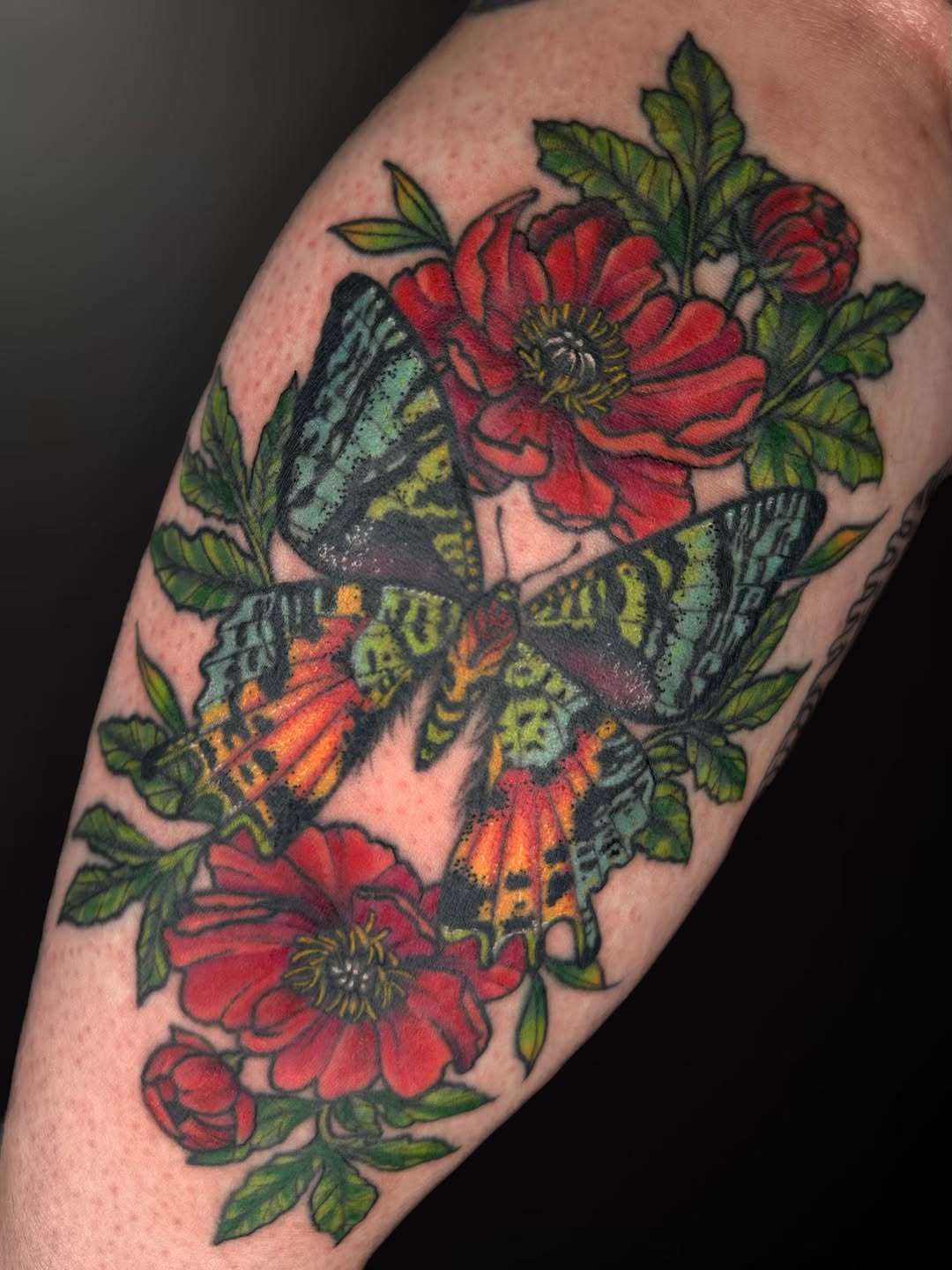 Tattoo by @persephoneink.co — illustrative, realism