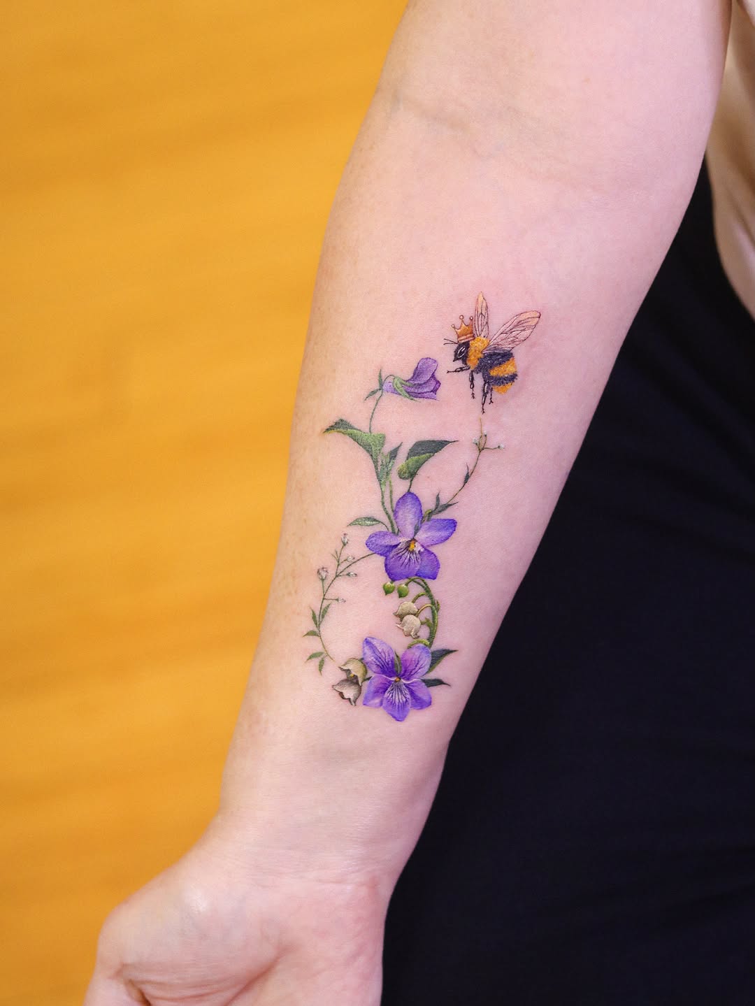 Tattoo by @nara_tattooer — fine_line, realism