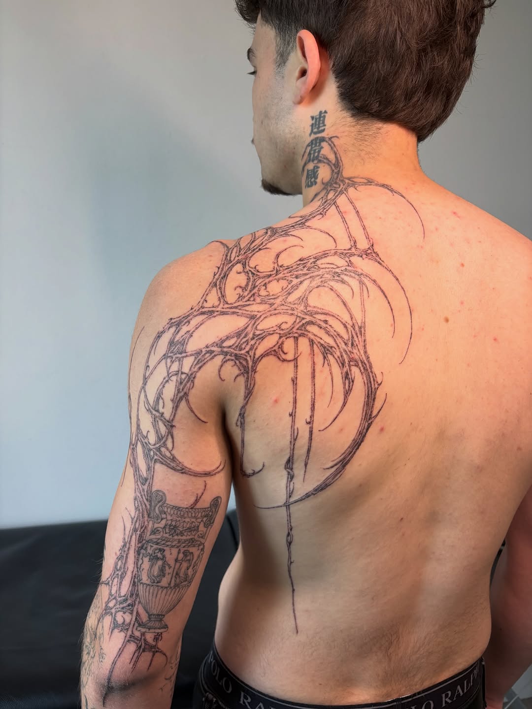 Tattoo by @hesperine.ttt — blackwork, ornamental