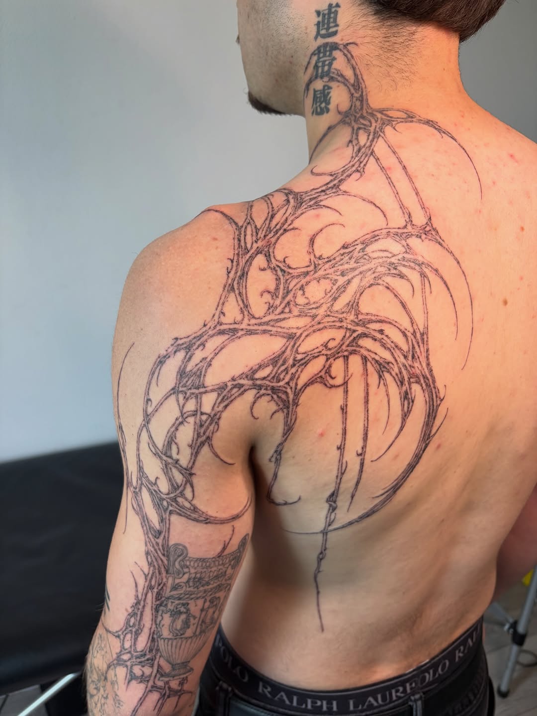 Tattoo by @hesperine.ttt — blackwork, ornamental