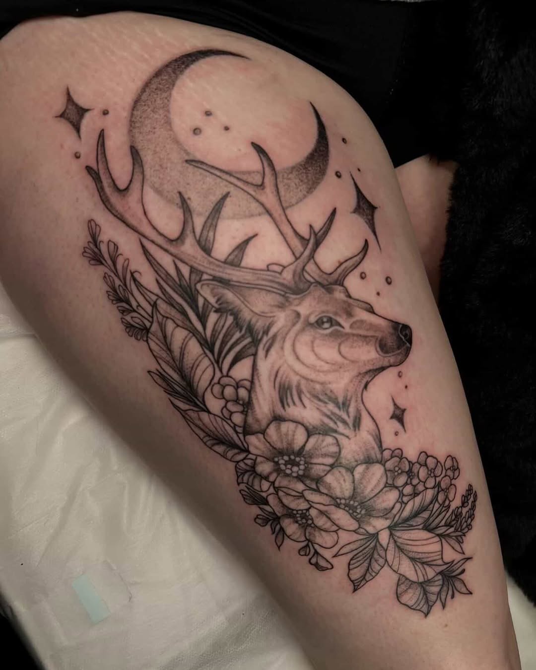 Tattoo by @_mad.as.a.hatter.art_ — black_and_grey, fine_line