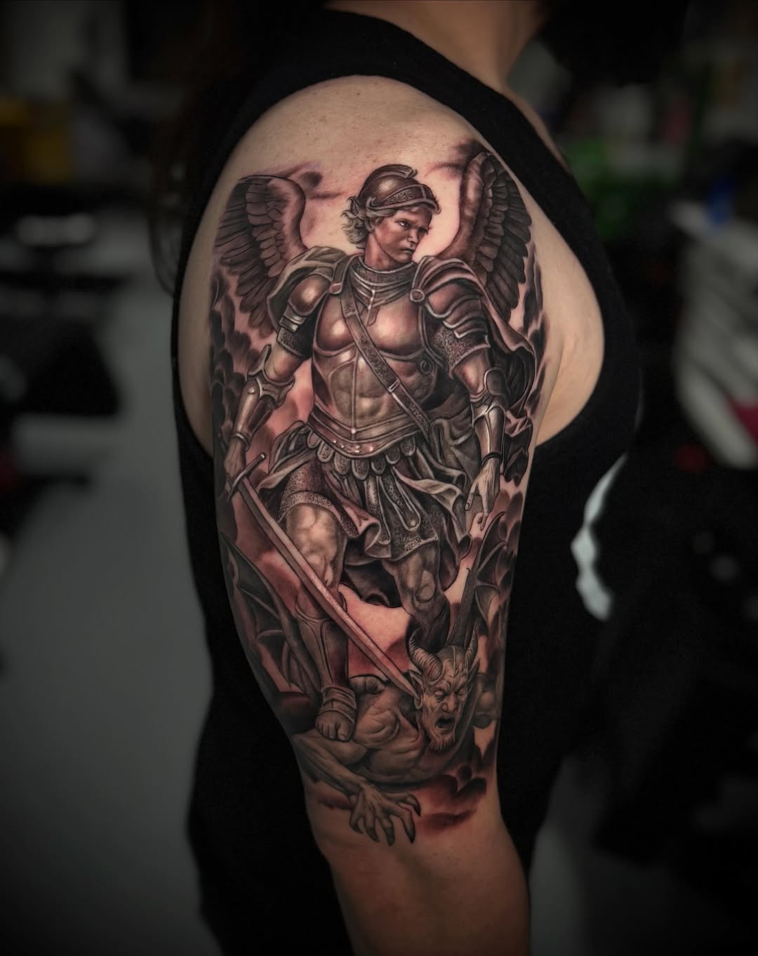 Tattoo by @chino_inks โ realism, black_and_grey