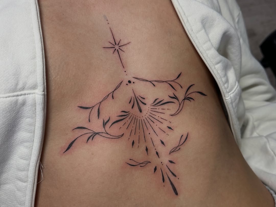 Tattoo by @d.ismailovink — fine_line, ornamental