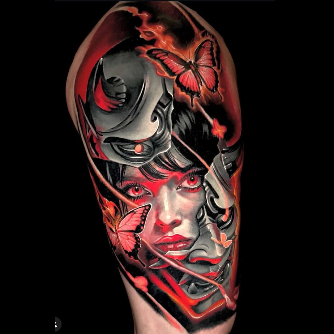 Tattoo by @_snacksy — realism, dark_realism