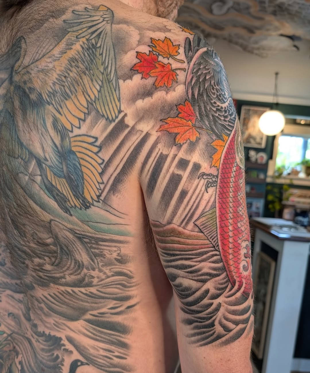 Tattoo by @bryankachel — japanese_irezumi, black_and_grey