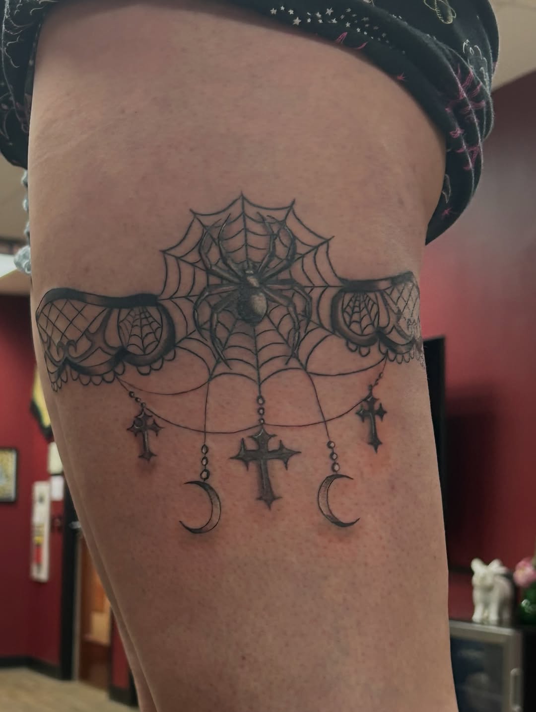 Tattoo by @jessicag_tattoos β black_and_grey, ornamental