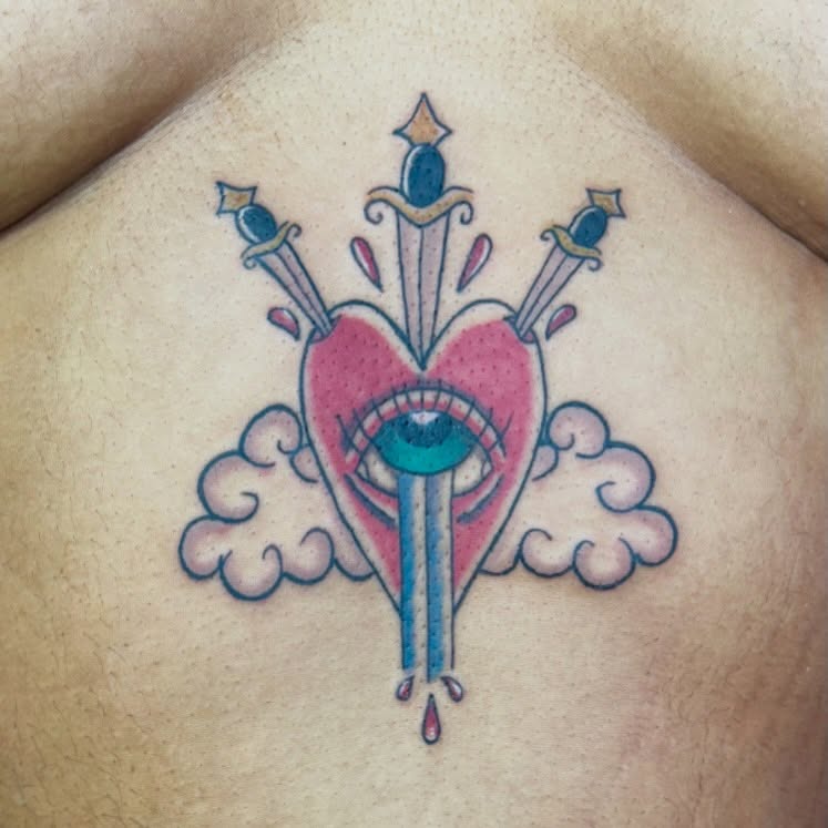 Tattoo by @scorpio.memento — american_traditional, illustrative